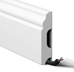 NOEL MARQUET Listwa przypodłogowa WODODPORNA WALLSTYL FB1 Biała 2m