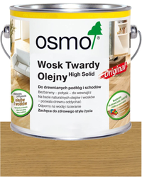 OSMO 3062 wosk twardy olejny ORGINAL Podłogi Meble Zabawki 125ml MATOWY