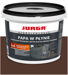 Papa w Płynie Farba na Dach Blachę Dachówkę JURGA BRĄZOWA BRĄZOWY 4kg