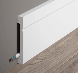 Mardom Decor Listwa przypodłogowa BIAŁA DO MALOWANIA MD356 200 cm