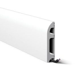 NOEL MARQUET Listwa przypodłogowa WODODPORNA WALLSTYL FL5 Biała 2m