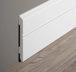 Mardom Decor Listwa przypodłogowa BIAŁA DO MALOWANIA MD354 200 cm