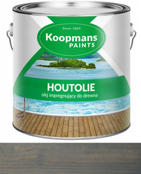Olej impregnujący do drewna tarasu Koopmans HOUTOLIE H060 SZARY SKAND 2.5L