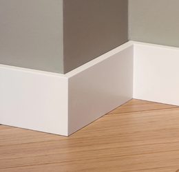 LAGRUS Listwa przypodłogowa WILGOCIOODPORNA SLIM 120 Plus BIAŁA 2,44m