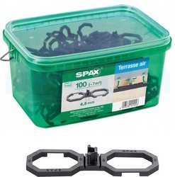 SPAX AIR 6,5 dylatacja tarasu podkładka dystansowa