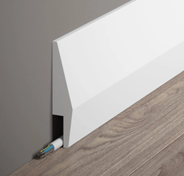 Mardom Decor Listwa przypodłogowa BIAŁA DO MALOWANIA MD016 200 cm