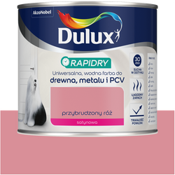 Dulux Rapidry Szybkoschnąca farba do drewna metalu PRZYBRUDZONY RÓŻ 0,4L