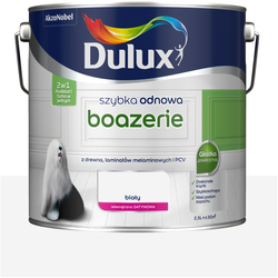 Dulux farba do boazerii drewna paneli PCV Szybka Odnowa Boazerie BIAŁY 2,5L