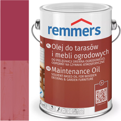 Remmers PFLEGE-OL olej do tarasów deski tarasowej RAL 3027 MALINOWY 5L