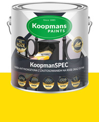 Koopmans KoopmanSPEC Farba do drewna kamienia metalu RAL 1021 ŻÓŁTY 0,25L