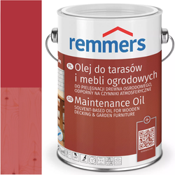 Remmers PFLEGE-OL olej do tarasów deski tarasowej RAL 3020 CZERWONY 5L