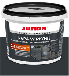 Papa w Płynie Farba na Dach Blachę Dachówkę JURGA ANTRACYT 4kg