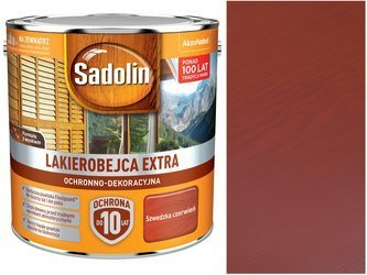 Sadolin Lakierobejca EXTRA Czerwień Szwedzka 0,75L