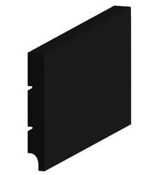 CZARNA Listwa Przypodłogowa MDF 80x12 + GRATIS 22%