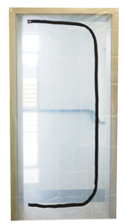 KURTYNA PRZECIWPYŁOWA 220x120cm DRZWI REMONTOWE PRZECIWPYŁOWE MALARSKIE