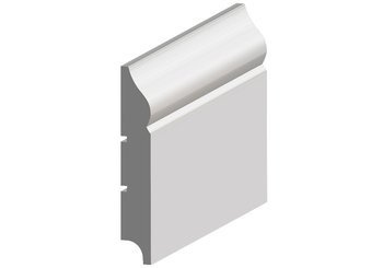 BIAŁA Listwa Przypodłogowa MDF 100x16 + 22% GRATIS