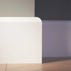 LAGRUS Listwa przypodłogowa WILGOCIOODPORNA LINEA 150 Plus BIAŁA 2,44m