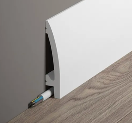 Mardom Decor Listwa przypodłogowa BIAŁA DO MALOWANIA MD030 200 cm