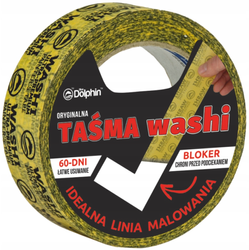 Taśma WASHI PREMIUM Blue Dolphin 330 47mm x 50m [24H]