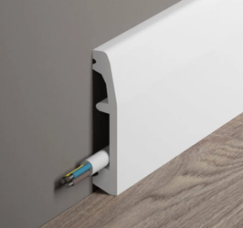 Mardom Decor Listwa przypodłogowa BIAŁA DO MALOWANIA MD017 200 cm