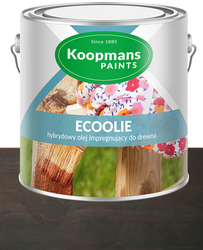 Hybrydowy olej impregnujący do drewna tarasu ECOOLIE 195 HEBAN 2,5L