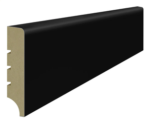 LAGRUS Listwa przypodłogowa WILGOCIOODPORNA CLASSIC R5 Plus CZARNA 2,44