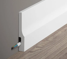 Mardom Decor Listwa przypodłogowa BIAŁA DO MALOWANIA QS009 200 cm