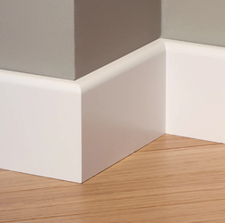 LAGRUS Listwa przypodłogowa WILGOCIOODPORNA STANDARD 120 Plus BIAŁA 2,44m