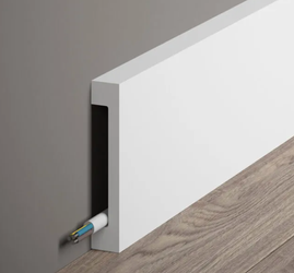 Mardom Decor Listwa przypodłogowa BIAŁA DO MALOWANIA MD009 200 cm