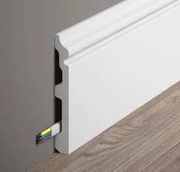 Mardom Decor Listwa przypodłogowa BIAŁA DO MALOWANIA MD358 200 cm