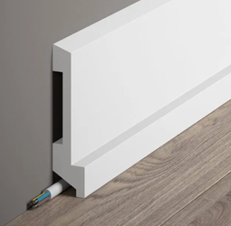 Mardom Decor Listwa przypodłogowa BIAŁA DO MALOWANIA MD025 200 cm