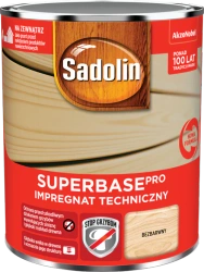 Sadolin SUPERBASE PRO impregnat techniczny do drewna 2,5L