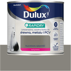 Dulux Rapidry Szybkoschnąca farba do drewna metalu BURZOWA SZAROŚĆ 0,4L