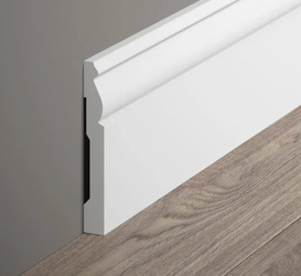 Mardom Decor Listwa przypodłogowa BIAŁA DO MALOWANIA MD094 200 cm