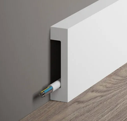 Mardom Decor Listwa przypodłogowa BIAŁA DO MALOWANIA MD008 200 cm