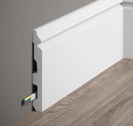 Mardom Decor Listwa przypodłogowa BIAŁA DO MALOWANIA MD360 200 cm