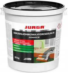 IZOMASS 2K JURGA 20 kg - Masa uszczelniająca Hydroizolacja balkonów tarasów