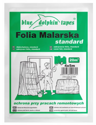 Blue Dolphin folia malarska 4x5m zielona standard