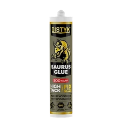 Distyk klej montażowy uniwersalny do luster SAURUS GLUE High Tack 290 ml