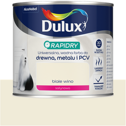 Dulux Rapidry Szybkoschnąca farba do drewna metalu BIAŁE WINO BIAŁY 0,4L