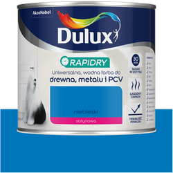 Dulux Rapidry Szybkoschnąca farba do drewna metalu NIEBIESKI 0,4L