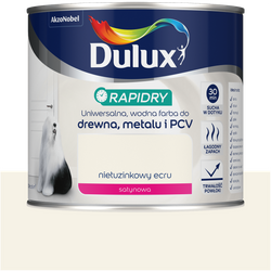 Dulux Rapidry Szybkoschnąca farba do drewna metalu NIETUZINKOWE ECRU 0,4L