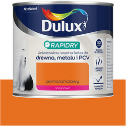 Dulux Rapidry Szybkoschnąca farba do drewna metalu POMARAŃCZOWY 0,4L