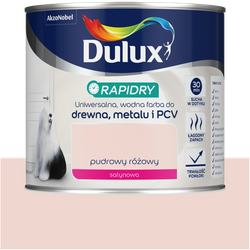 Dulux Rapidry Szybkoschnąca farba do drewna metalu PUDROWY RÓŻOWY 0,4L