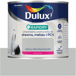 Dulux Rapidry Szybkoschnąca farba do drewna metalu SZARY SKANDYNAWSKI 0,4L