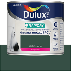 Dulux Rapidry Szybkoschnąca farba do drewna metalu ZIELEŃ BOHO ZIELONY 0,4L