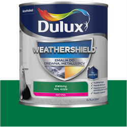 Dulux Weathershield emalia drewna metalu renowacji RAL 6029 ZIELONY 0,7L