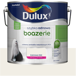 Dulux farba do boazerii drewna Szybka Odnowa Boazerie KREMOWY BIAŁY 2,5L