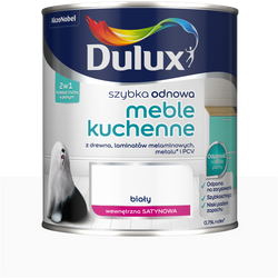 Dulux farba do mebli laminatów PCV metalu Szybka Odnowa KUCHNIA BIAŁY 2,5L