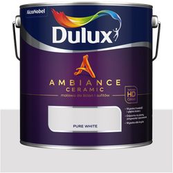 Dulux farba do ścian ścienna ceramiczna Ambiance Ceramic Pure White 2,5L